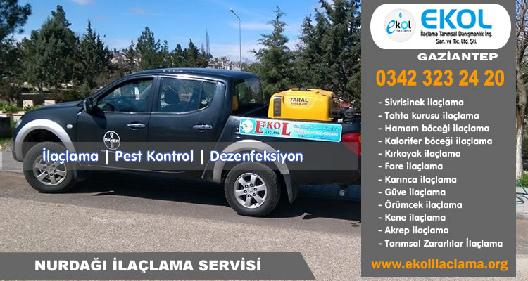 Nurdağı İlaçlama Servisi Nurdağı İlaçlama Hizmeti